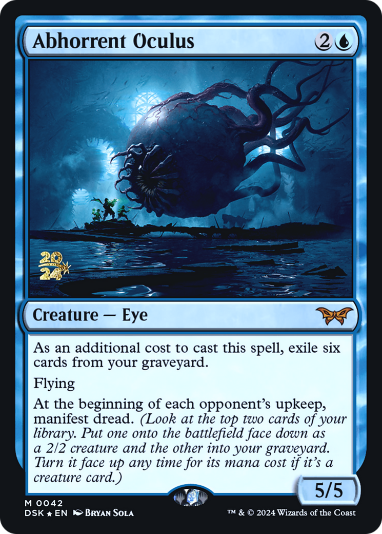 Abhorrent Oculus (PDSK-42S) - Duskmourn: House of Horror Promos Foil - Premium MTG Single from Wizards of the Coast - Just $27.65! Shop now at Game Crave Tournament Store