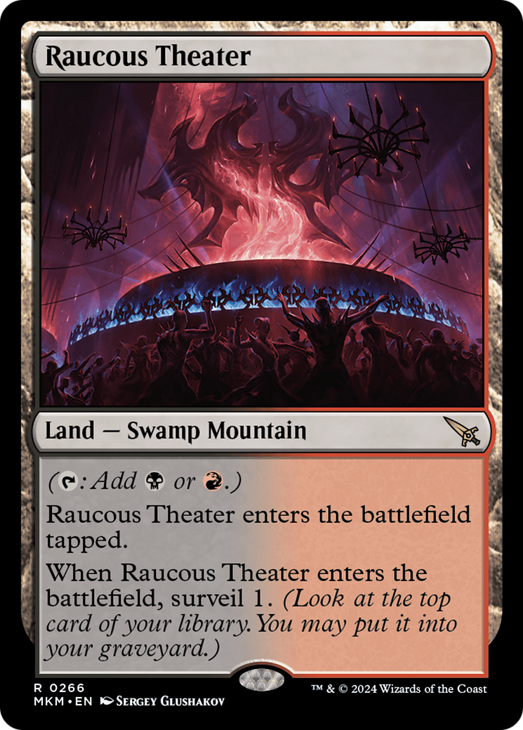 Raucous Theater (MKM-266) - Murders at Karlov Manor Foil - Premium MTG Single from Wizards of the Coast - Just $6.61! Shop now at Game Crave Tournament Store