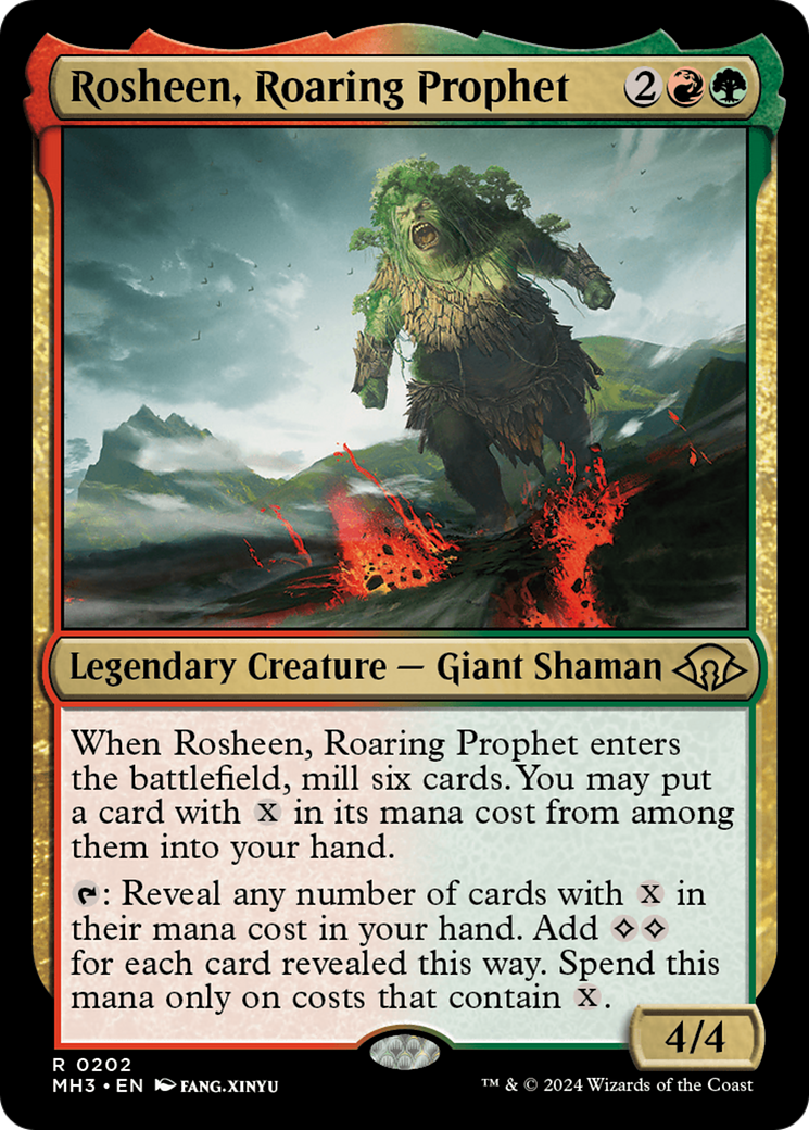 Rosheen, Roaring Prophet (MH3-202) - Modern Horizons 3 - Premium MTG Single from Wizards of the Coast - Just $0.25! Shop now at Game Crave Tournament Store