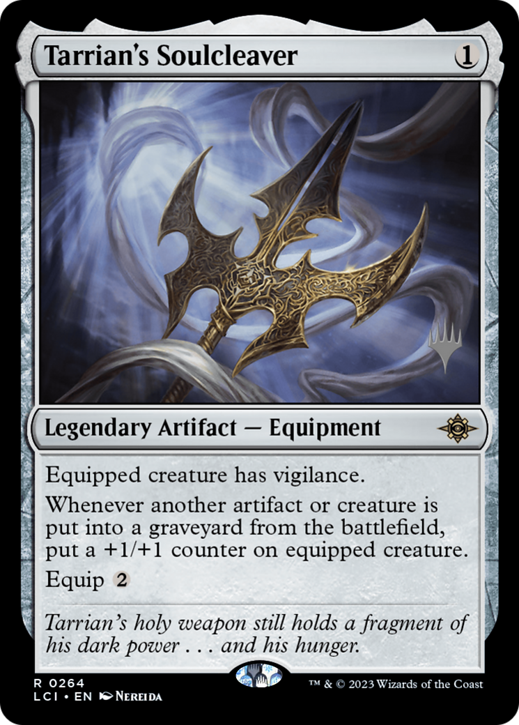 Tarrian's Soulcleaver (PLCI-264P) - The Lost Caverns of Ixalan Promos - Premium MTG Single from Wizards of the Coast - Just $1.24! Shop now at Game Crave Tournament Store