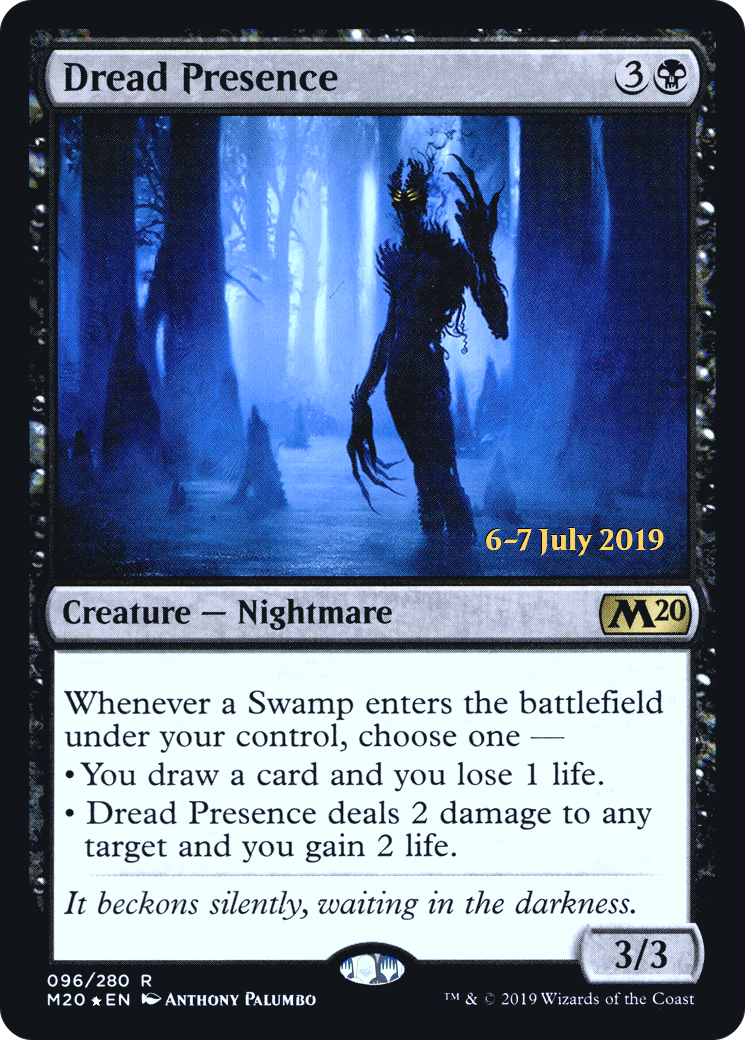 Dread Presence (PM20-96S) - Core Set 2020 Promos Foil