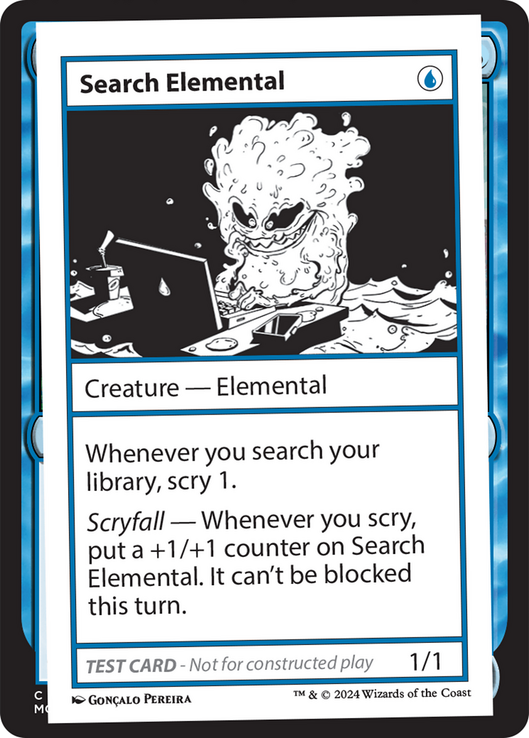 Search Elemental (MB2-299) - Mystery Booster 2 - Premium MTG Single from Wizards of the Coast - Just $0.26! Shop now at Game Crave Tournament Store