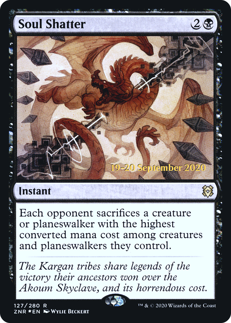 Soul Shatter (PZNR-127S) - Zendikar Rising Promos Foil