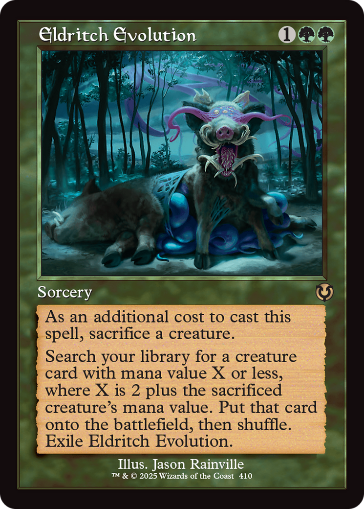 Eldritch Evolution (Retro Frame) (-410) - Innistrad Remastered - Premium MTG Single from Wizards of the Coast - Just $0.84! Shop now at Game Crave Tournament Store