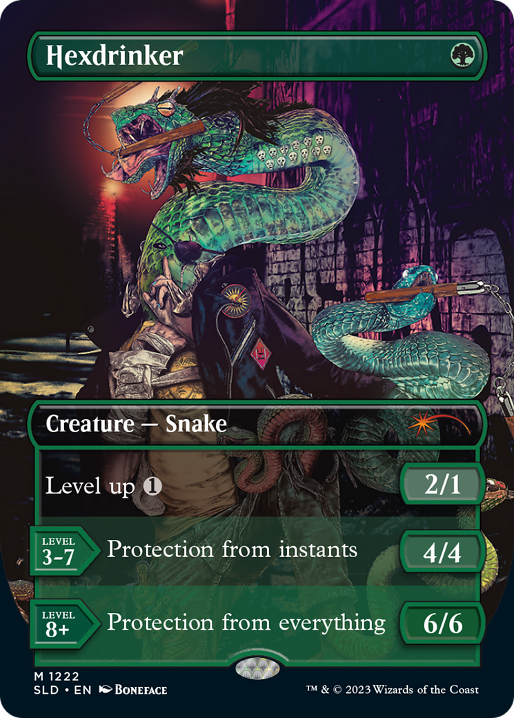 Hexdrinker (SLD-1222) - Secret Lair Drop (Borderless) Foil - Premium MTG Single from Wizards of the Coast - Just $9.98! Shop now at Game Crave Tournament Store