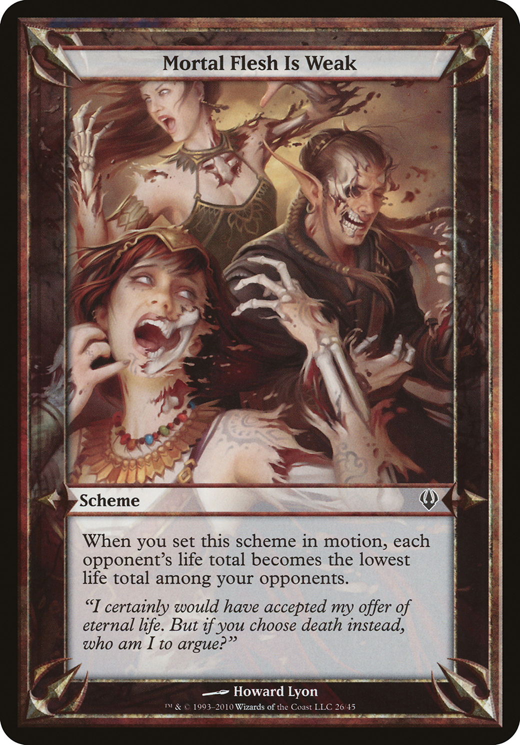 Mortal Flesh Is Weak (OARC-26★) - Archenemy Schemes