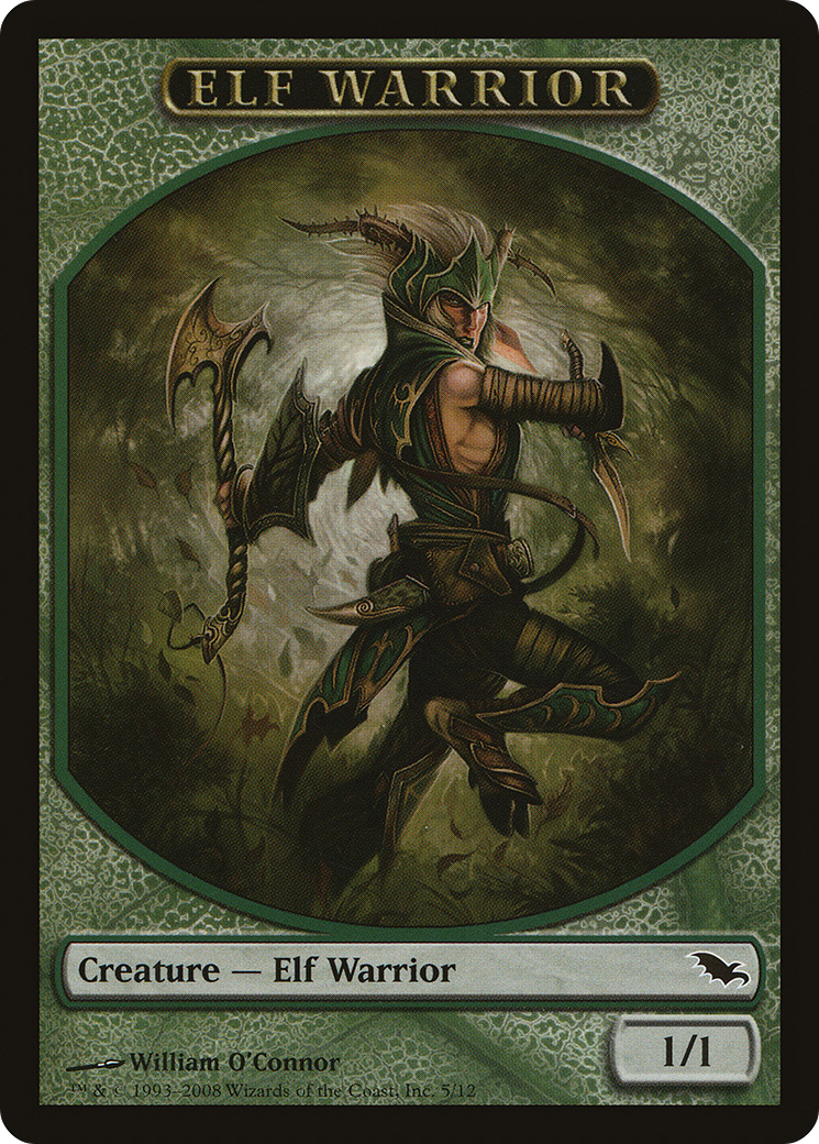 Elf Warrior (TSHM-005) - Shadowmoor Tokens