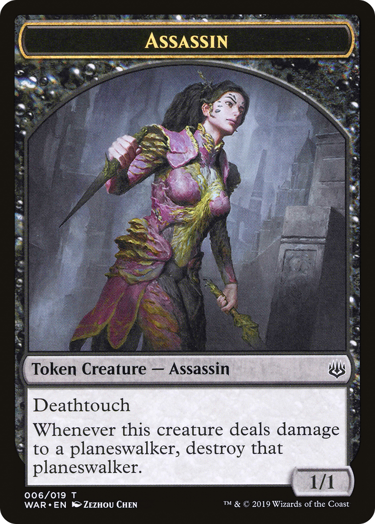 Assassin (TWAR-006) - War of the Spark Tokens