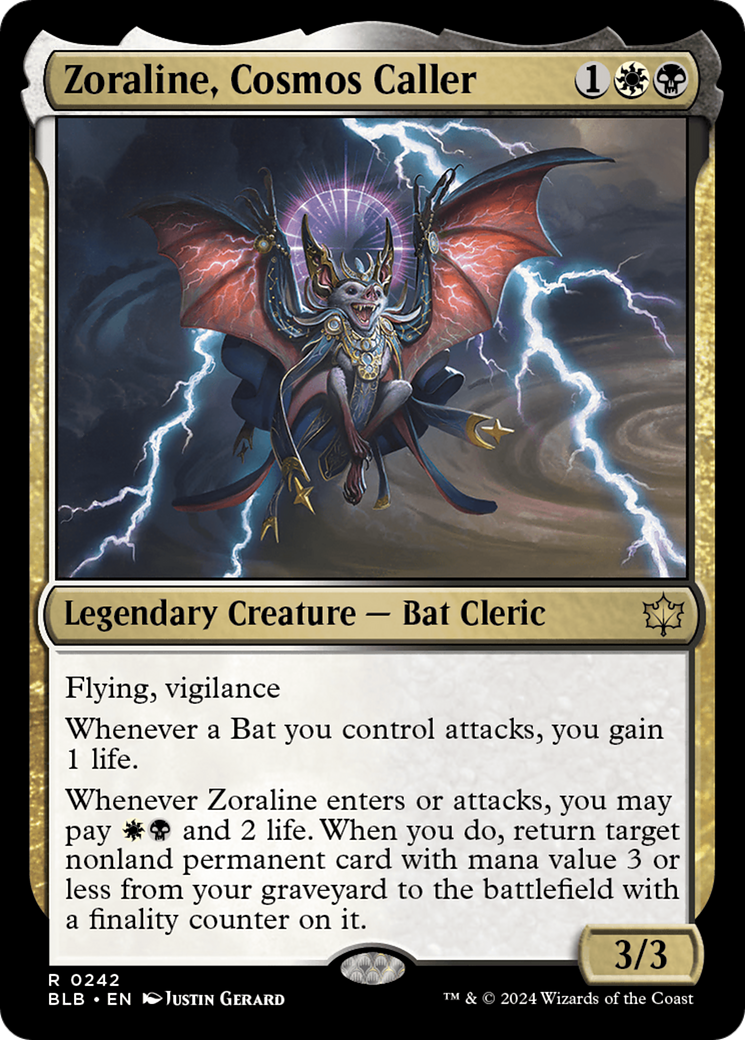 Zoraline, Cosmos Caller (BLB-242) - Bloomburrow - Premium MTG Single from Wizards of the Coast - Just $0.27! Shop now at Game Crave Tournament Store