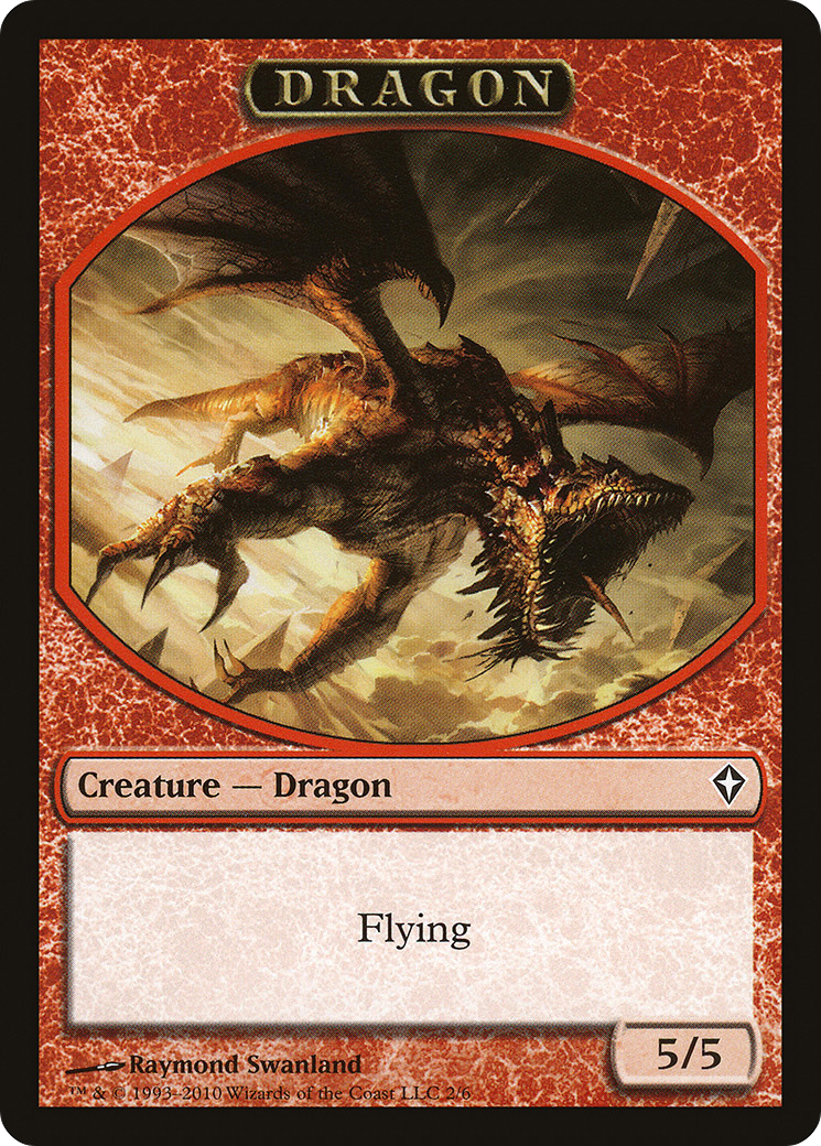 Dragon (TWWK-002) - Worldwake Tokens