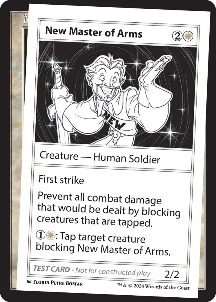New Master of Arms (MB2-284) - Mystery Booster 2 - Premium MTG Single from Wizards of the Coast - Just $0.25! Shop now at Game Crave Tournament Store