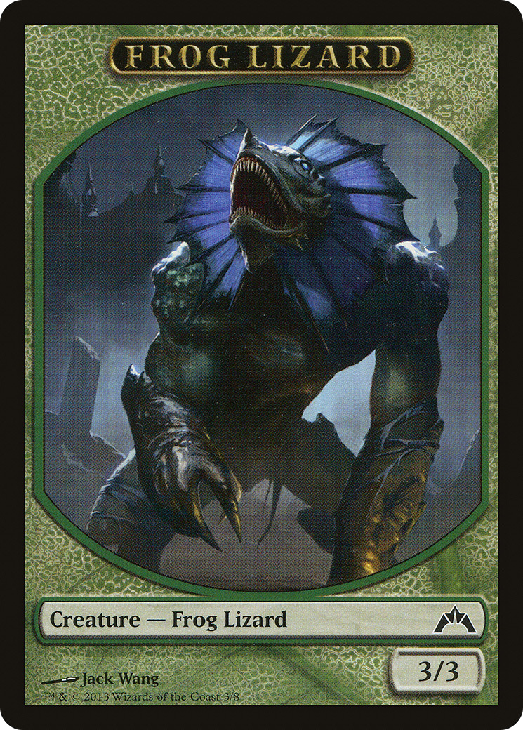 Frog Lizard (TGTC-003) - Gatecrash Tokens