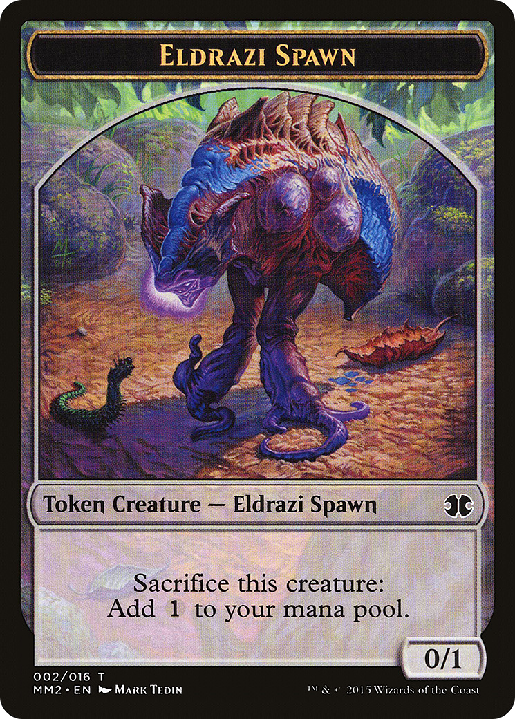 Eldrazi Spawn (TMM2-002) - Modern Masters 2015 Tokens