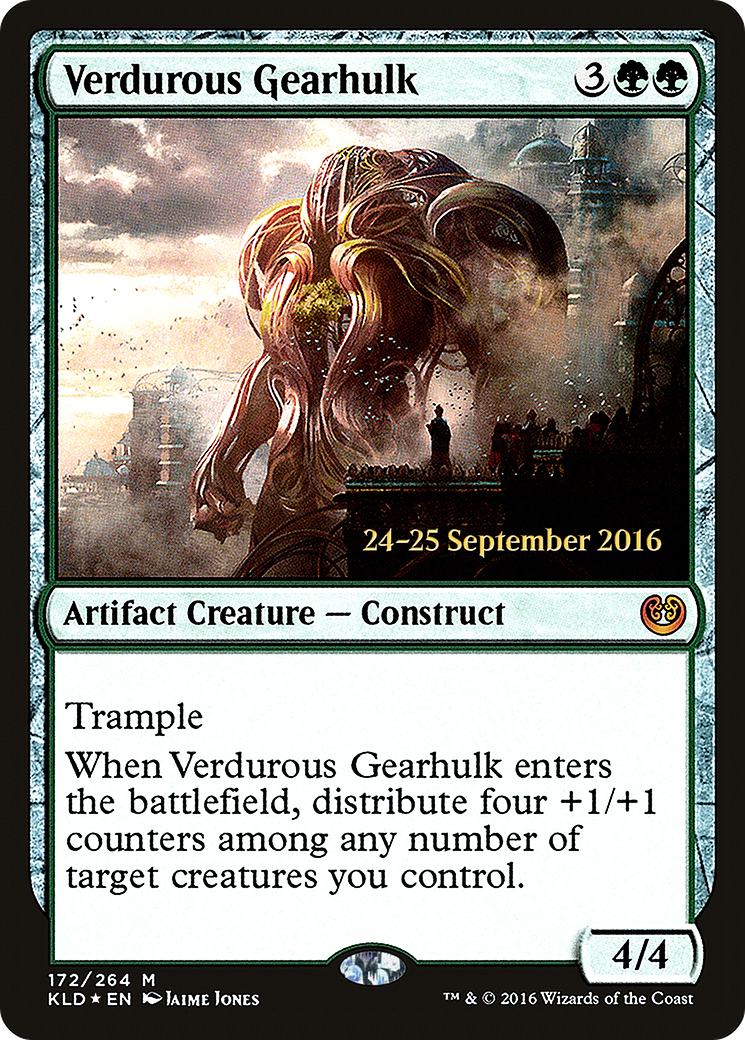 Verdurous Gearhulk (PKLD-172S) - Kaladesh Promos Foil