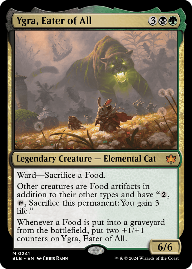 Ygra, Eater of All (BLB-241) - Bloomburrow - Premium MTG Single from Wizards of the Coast - Just $5.94! Shop now at Game Crave Tournament Store
