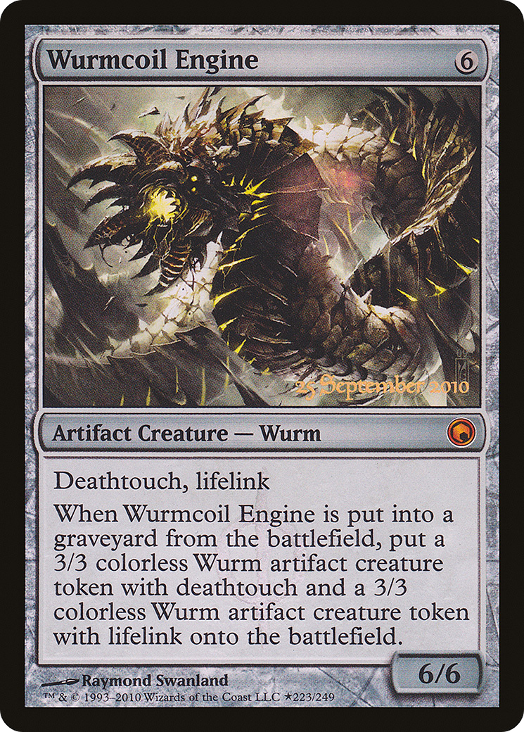 Wurmcoil Engine (PSOM-223★) - Scars of Mirrodin Promos Foil