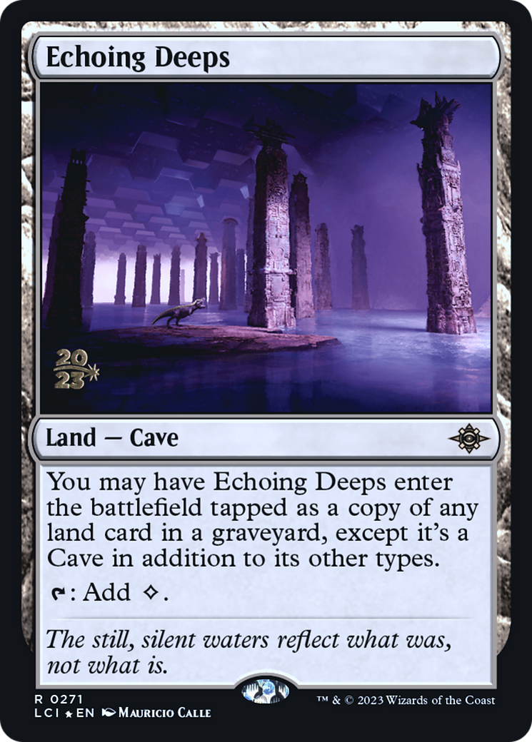 Echoing Deeps (PLCI-271S) - The Lost Caverns of Ixalan Promos Foil - Premium MTG Single from Wizards of the Coast - Just $1.69! Shop now at Game Crave Tournament Store