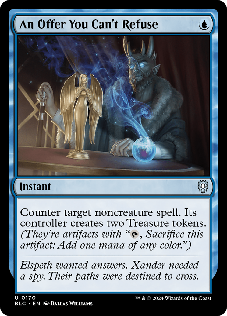 An Offer You Can't Refuse (BLC-170) - Bloomburrow Commander - Premium MTG Single from Wizards of the Coast - Just $1.89! Shop now at Game Crave Tournament Store
