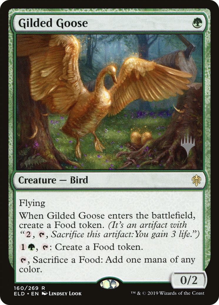 Gilded Goose (PELD-160P) - Throne of Eldraine Promos Foil