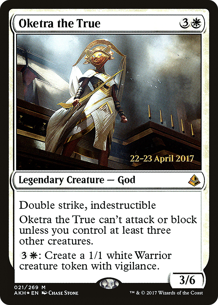 Oketra the True (PAKH-21S) - Amonkhet Promos Foil