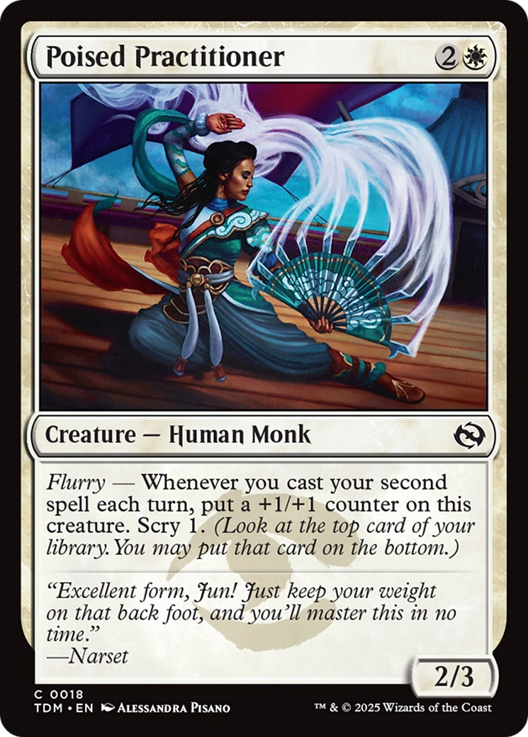 buy custom mtg cards Game Crave Tournament Store - Poised Practitioner (TDM-018)
