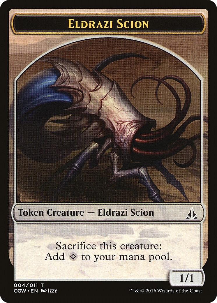 Eldrazi Scion (TOGW-004) - Oath of the Gatewatch Tokens
