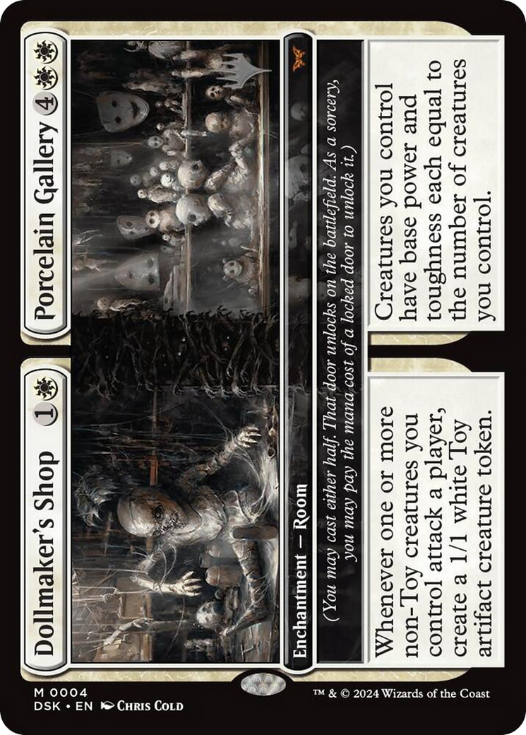 Dollmaker's Shop // Porcelain Gallery (PDSK-04P) - Duskmourn: House of Horror Promos Foil - Premium MTG Single from Wizards of the Coast - Just $4.77! Shop now at Game Crave Tournament Store