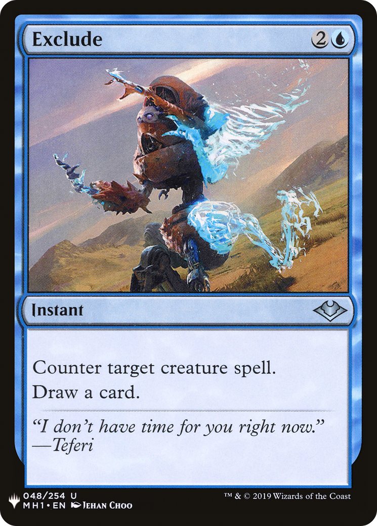 Exclude (MB1-369) - Mystery Booster
