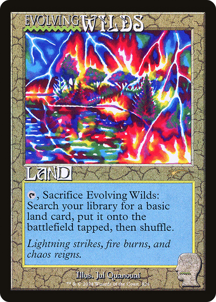 Evolving Wilds (SLD-824) - Secret Lair Drop Foil - Premium MTG Single from Wizards of the Coast - Just $2.35! Shop now at Game Crave Tournament Store