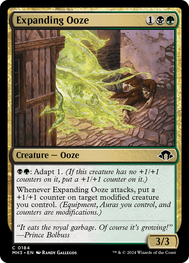 Expanding Ooze (MH3-184) - Modern Horizons 3 - Premium MTG Single from Wizards of the Coast - Just $0.25! Shop now at Game Crave Tournament Store