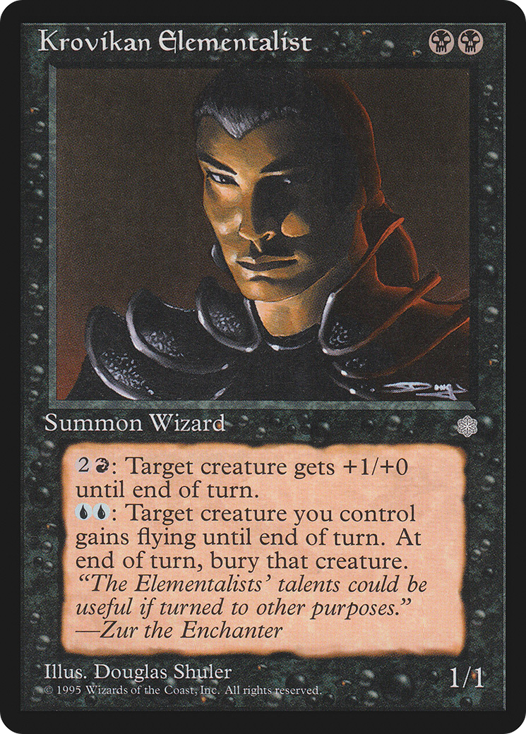 Krovikan Elementalist (ICE-139) - Ice Age