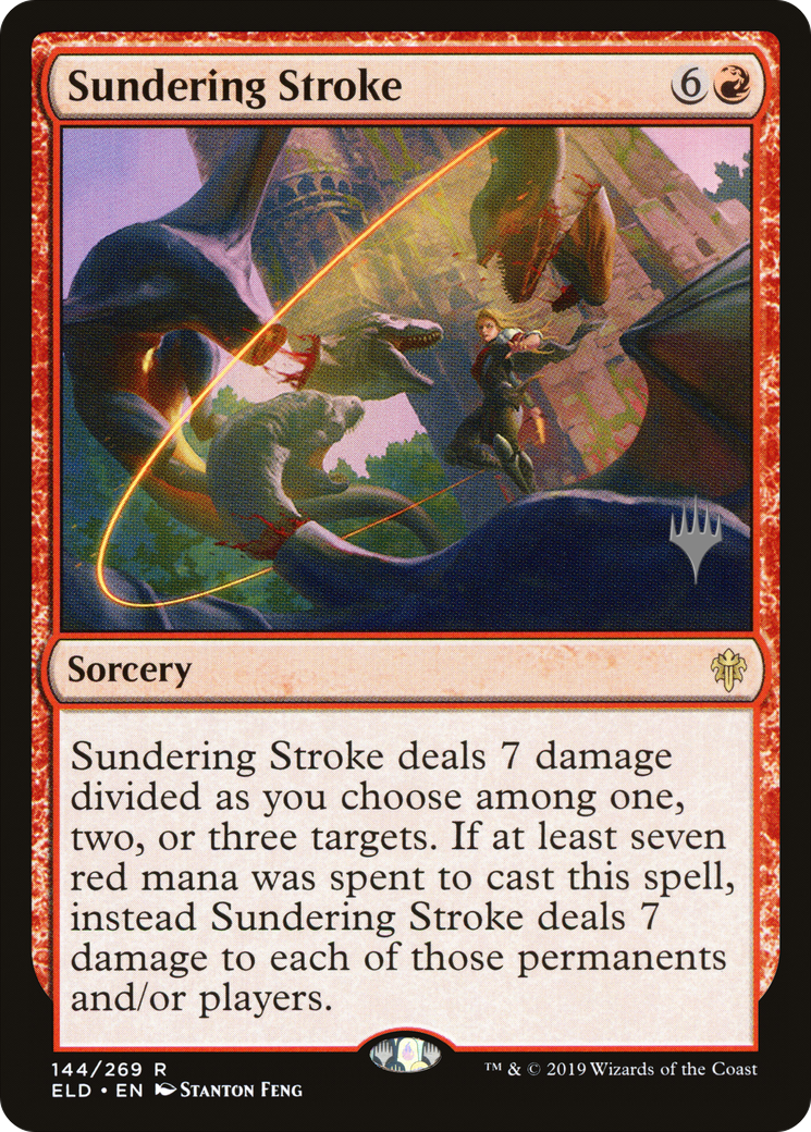 Sundering Stroke (PELD-144P) - Throne of Eldraine Promos