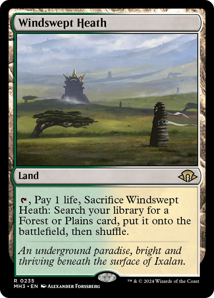 Windswept Heath (MH3-235) - Modern Horizons 3 - Premium MTG Single from Wizards of the Coast - Just $6.93! Shop now at Game Crave Tournament Store