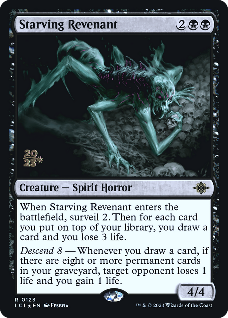 Starving Revenant (PLCI-123S) - The Lost Caverns of Ixalan Promos Foil - Premium MTG Single from Wizards of the Coast - Just $0.26! Shop now at Game Crave Tournament Store