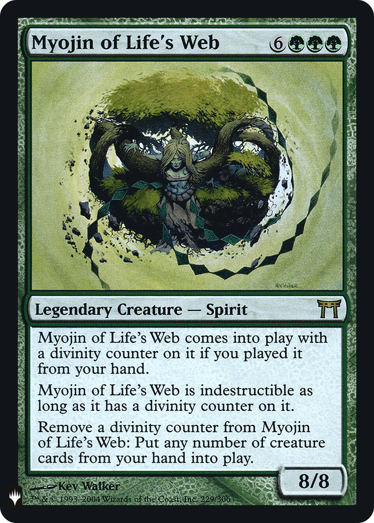 Myojin of Life's Web (FMB1-074) - Mystery Booster Retail Edition Foils Foil