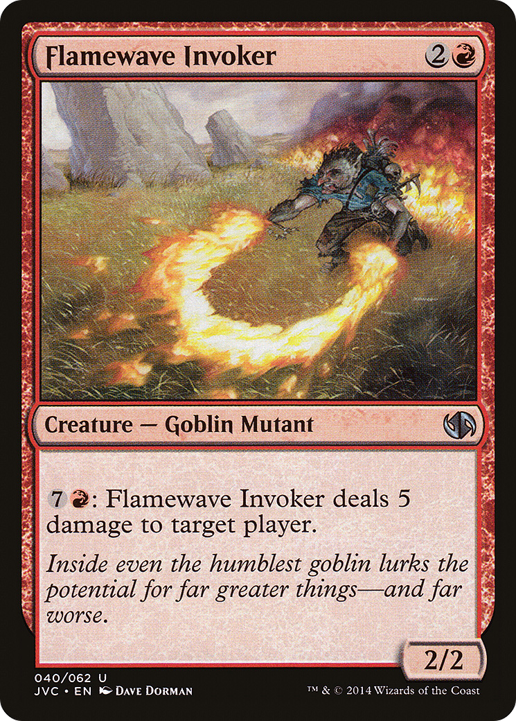 Flamewave Invoker (JVC-040) - Duel Decks Anthology: Jace vs. Chandra