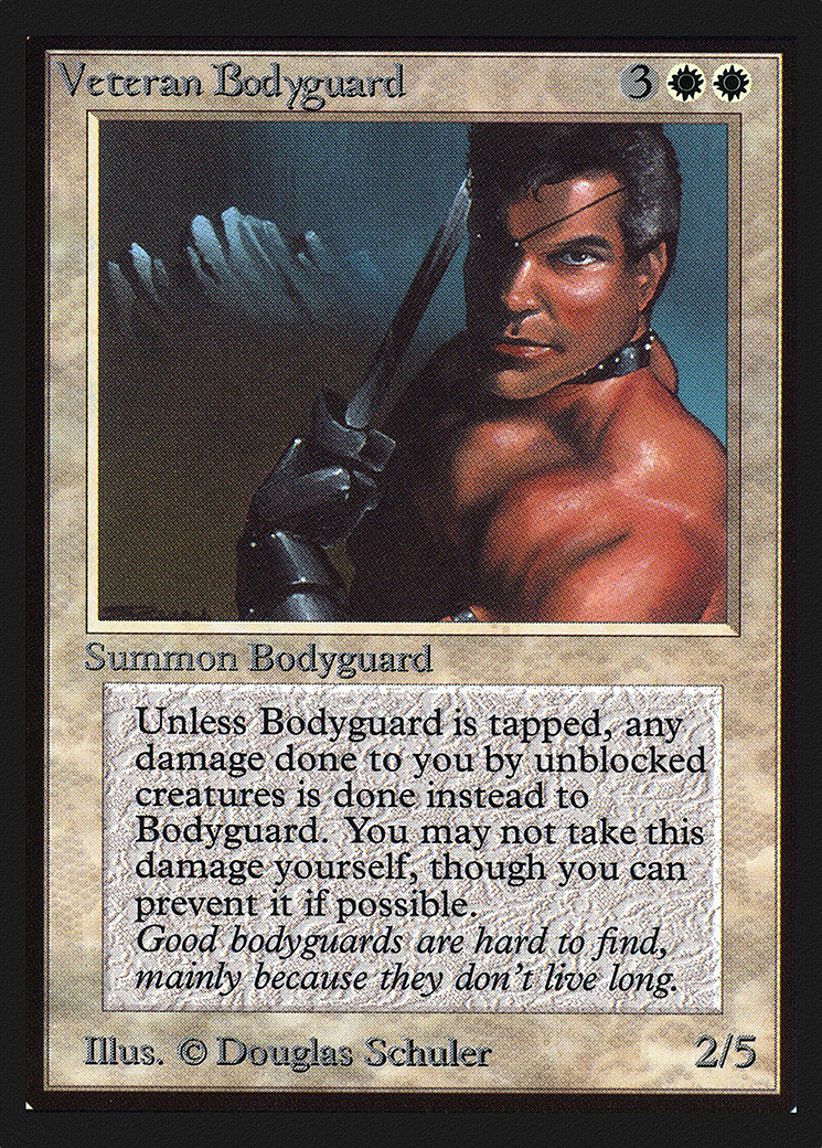 Veteran Bodyguard (CEI-042) - Intl. Collectors' Edition