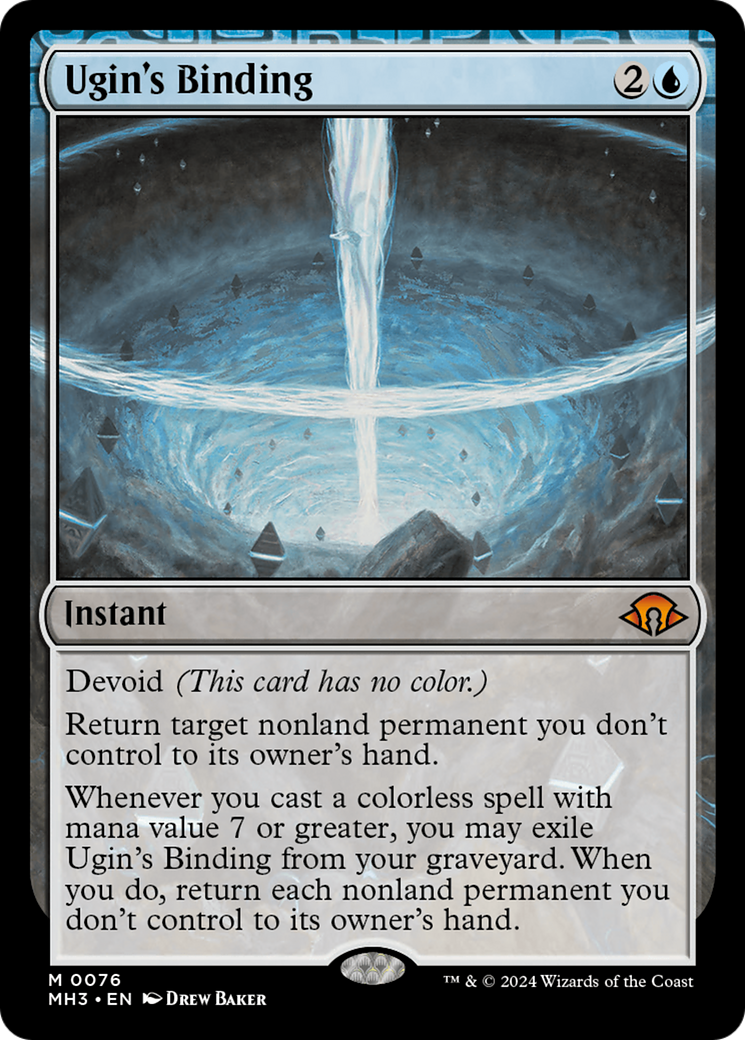 Ugin's Binding (MH3-076) - Modern Horizons 3 - Premium MTG Single from Wizards of the Coast - Just $1.24! Shop now at Game Crave Tournament Store