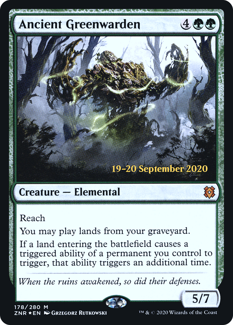 Ancient Greenwarden (PZNR-178S) - Zendikar Rising Promos Foil