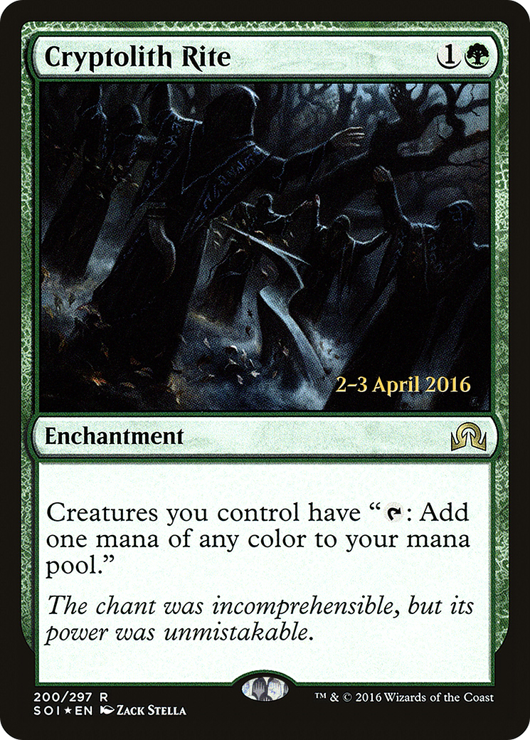 Cryptolith Rite (PSOI-200S) - Shadows over Innistrad Promos Foil