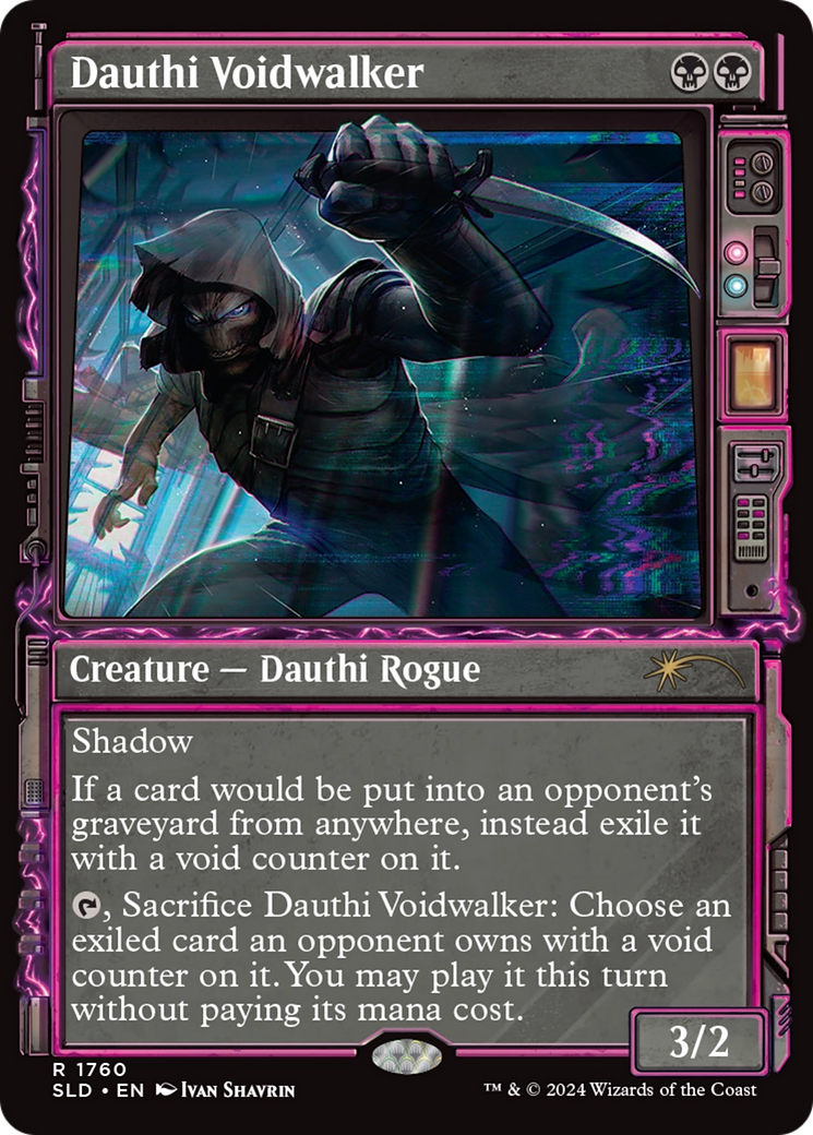 Dauthi Voidwalker (SLD-1760) - Secret Lair Drop Foil - Premium MTG Single from Wizards of the Coast - Just $0! Shop now at Game Crave Tournament Store