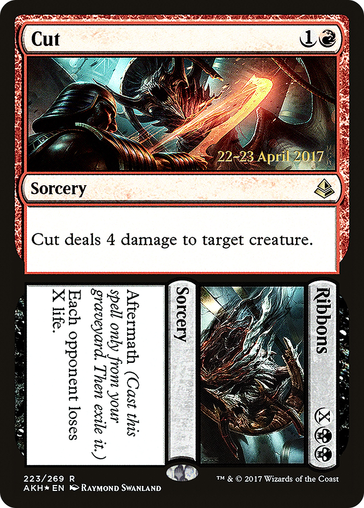 Cut // Ribbons (PAKH-223S) - Amonkhet Promos Foil