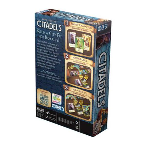 Citadels Revised Edition - Premium Board Game from Z-Man Games - Just $29.99! Shop now at Game Crave Tournament Store