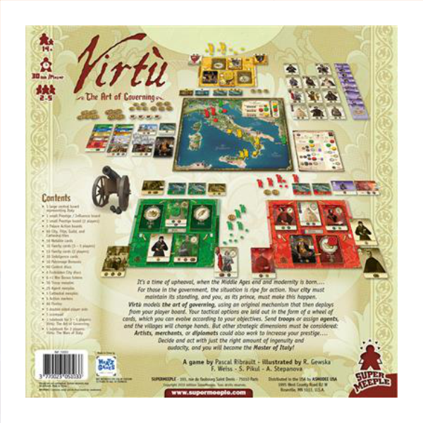 Virtu - Premium Board Game from Super Meeple - Just $69.99! Shop now at Game Crave Tournament Store