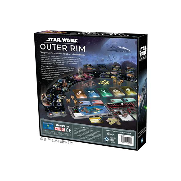 Star Wars Outer Rim - Premium Board Game from Fantasy Flight Games - Just $59.99! Shop now at Game Crave Tournament Store