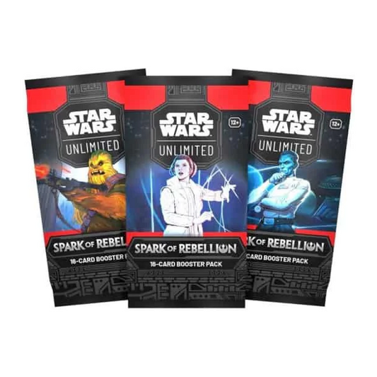Star Wars Unlimited TCG - Spark of Rebellion Booster Pack - Premium SWU Sealed from Fantasy Flight Games - Just $4.99! Shop now at Game Crave Tournament Store