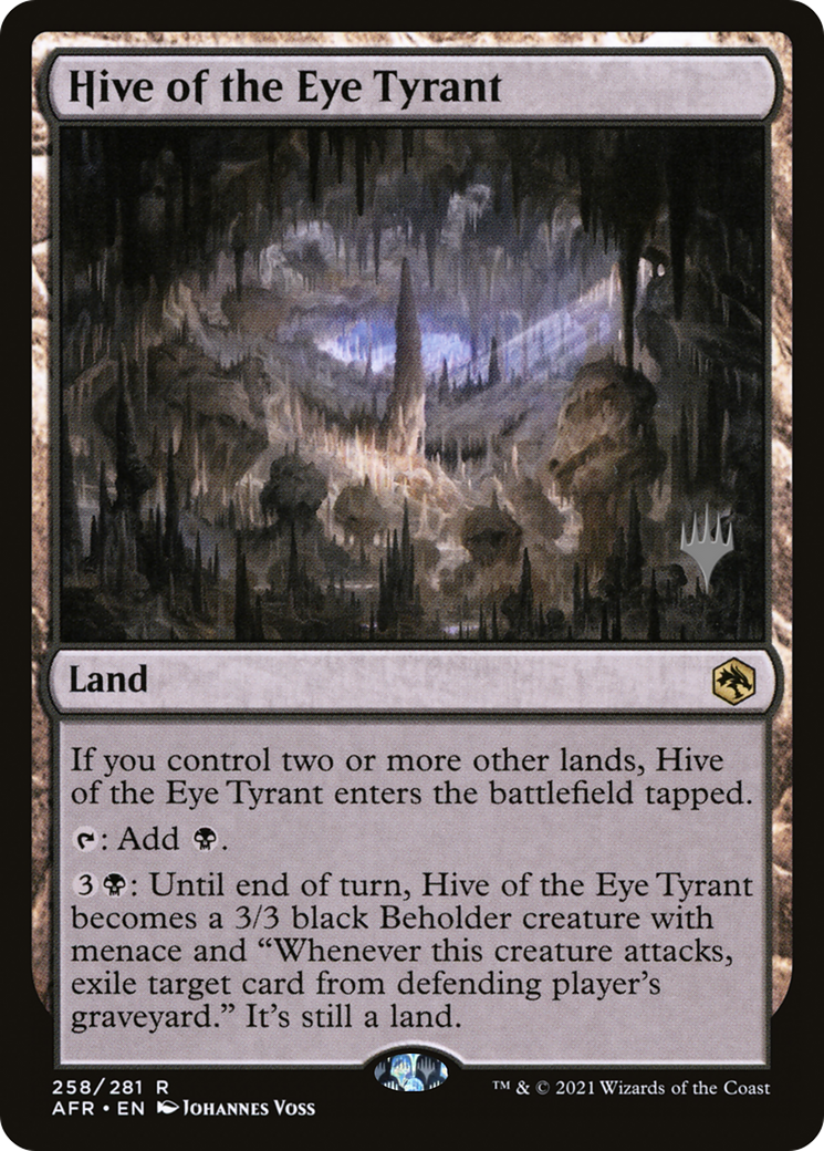 Hive of the Eye Tyrant (PAFR-258P) - Adventures in the Forgotten Realms Promos