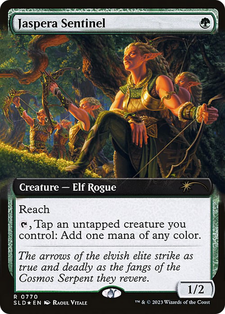 Jaspera Sentinel (SLD-770) - Secret Lair Drop: (Extended Art) Foil - Premium MTG Single from Wizards of the Coast - Just $1.22! Shop now at Game Crave Tournament Store
