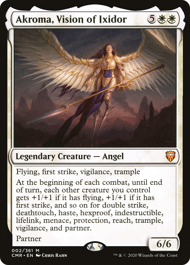 Akroma, Vision of Ixidor (CMR-002) - Commander Legends Foil