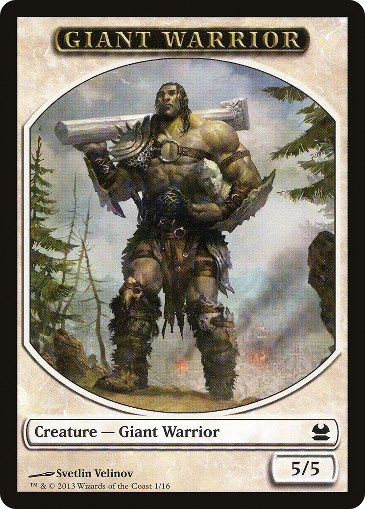 Giant Warrior (TMMA-001) - Modern Masters Tokens